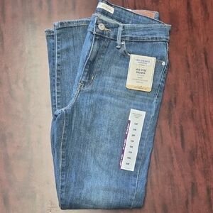 Levis BNWT Blue Mid Rise Skinny Jeans 28 X 30 (6M)